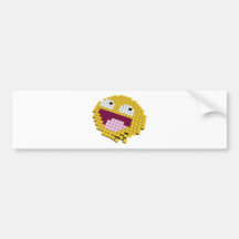 Smiley Smart Expression Smilie Art Bumper Stickers