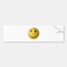 Smiley Smart Expression Smilie Bumper Stickers