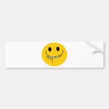 smileypfffLARGE Bumper Sticker