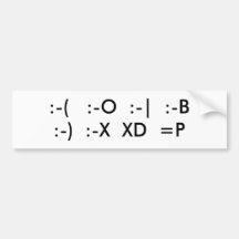 SMILEYS BUMPER STICKERS