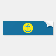 smilie Anker anchor Auto Aufkleber