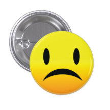 Smilie Face Sad Pin
