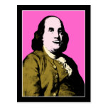 Smiling Ben Franklin ala Warhol Style Post Cards