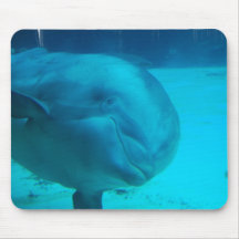 Smiling Dolphin Mouse Pad