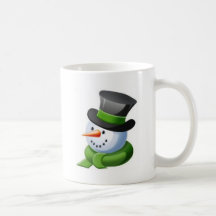 Smiling Snowman Mug