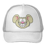 Smiling Tan Mouse Hat