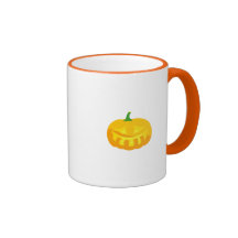 Smiling toothy Jack-O-'Lantern Coffee Mug