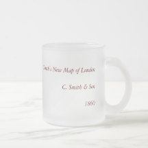 Smith's new map of London 1860 Coffee Mugs