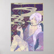 Smoke and Flowers Scent Print