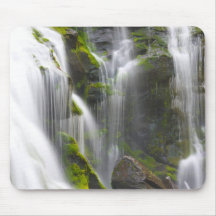 Smokey Mountain Waterfall Mouse Pad