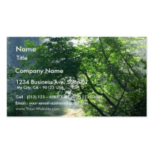Smokey Paths Trails Forests Woods Business Card