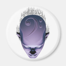 Smokin' Bass Head Magnets