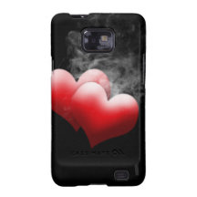 Smoking Red Hearts Samsung Galaxy Case