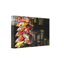 Snack store canvas prints
