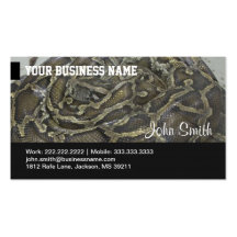 Snake business card