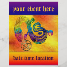 Snake Charming Witch Flyers