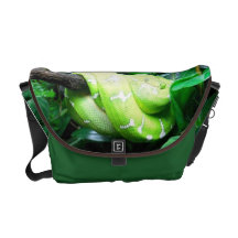 Snake in a Tree Messenger Bags