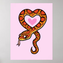 Snake Love Posters