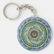 Snake Mandala Keychains