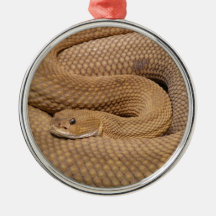 Snake Print Ornaments