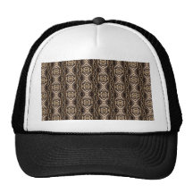 Snakeskin Design Mesh Hats