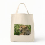 Snarling Cheetah  Grocery Tote bags