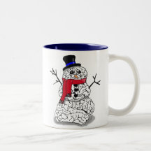 Snow Brain Coffee Mugs