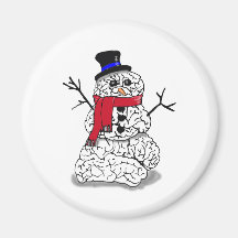 Snow Brain Magnets
