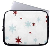 Snow Covered Electronics Bag Computer Sleeves
