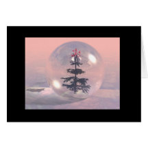 Snow Globe (Blank) Card