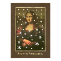 Snow in Renaissance Personalised Announcements