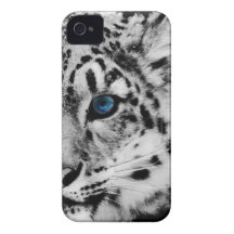 snow Leopard eye iphone case iPhone 4 Case-Mate Cases