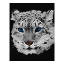 Snow Leopard Fractal Custom Announcement