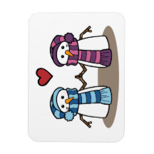 Snow Lovers Magnet