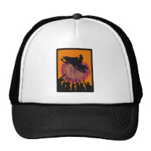 SNOW MOBILE SECTIONS TRUCKER HATS