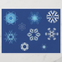 snow personalized flyer