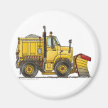 Snow Plough Truck Magnets
