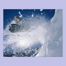 Snowboarding at Snowbird Resort, Wasatch posters