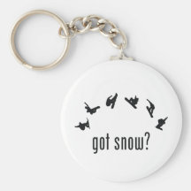 Snowboarding Keychain