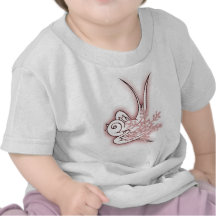 Snowflake & Birdie Christmas Design - Red Shirt