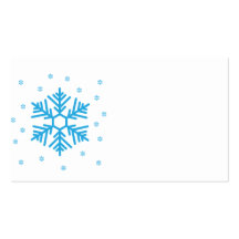 Snowflake Business Card Templates