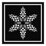 Snowflake Christmas Trees Party Invite Square