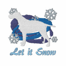 Snowflake Curly Coat Retriever Embroidered Shirt