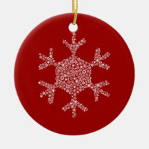 Snowflake in a Snowflake Ornament