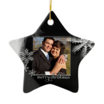 Snowflake Love Ornament - Our First Christmas ornaments