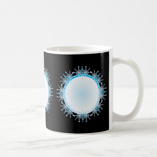 Snowflake Mandala Coffee Mugs
