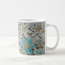 snowflakes coffee mug