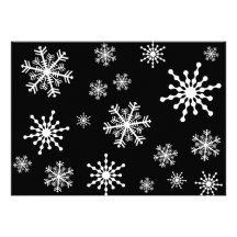 Snowflakes Custom Invites