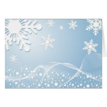 Snowflakes Greeting Cards