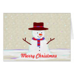 Snowman Christmas Card
